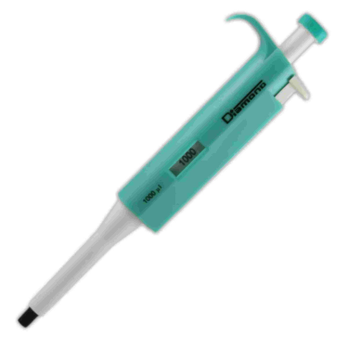 Globe Scientific Diamond Fixed Pipette1000ul (1ml), Light Green