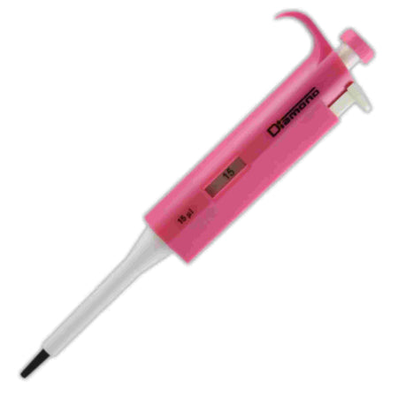 Globe Scientific Diamond Fixed Pipette15ul, Pink