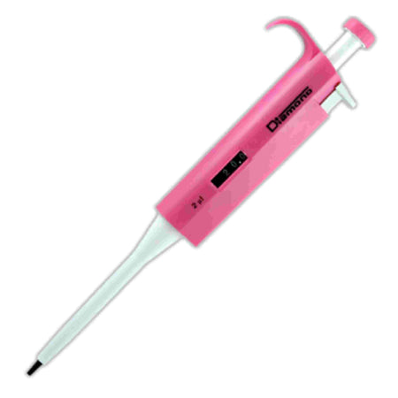 Globe Scientific Diamond Fixed Pipette2ul, Pink