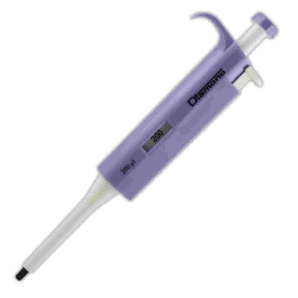 Globe Scientific Diamond Fixed Pipette200ul, Lavender