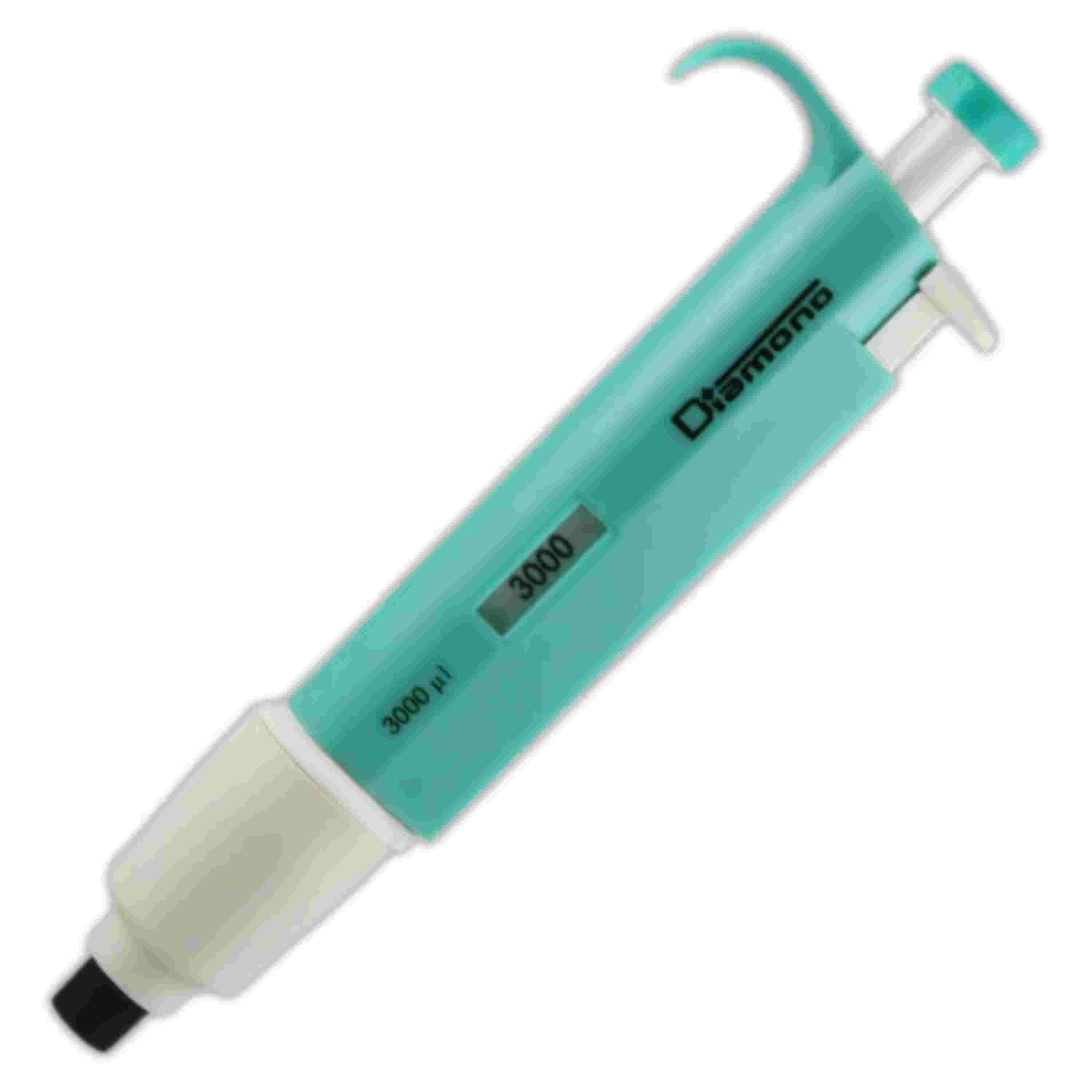 Globe Scientific Diamond Fixed Pipette3000ul (3ml) Light Green