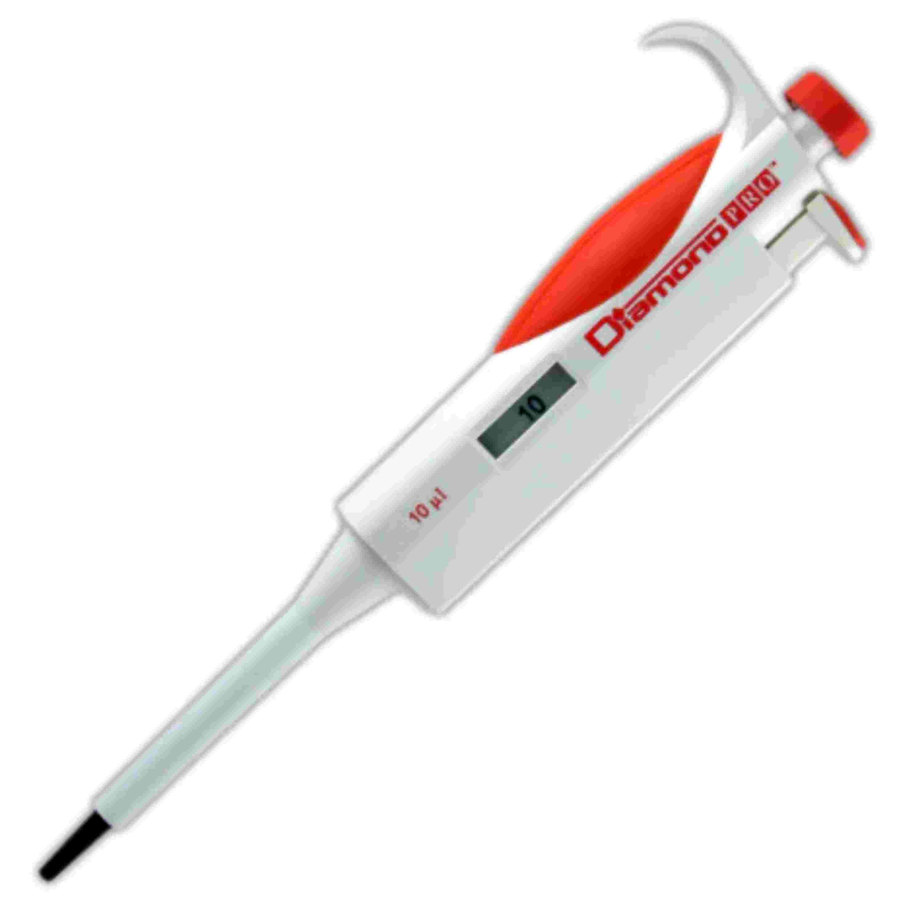 Globe Scientific Diamond PRO Fixed Pipette10ul, Pink