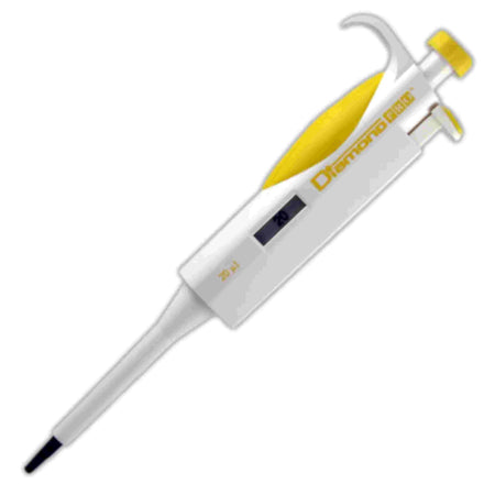 Globe Scientific Diamond PRO Fixed Pipette20ul, Yellow