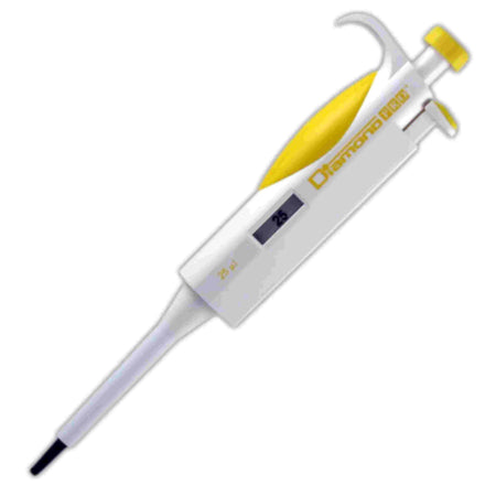 Globe Scientific Diamond PRO Fixed Pipette25ul, Yellow