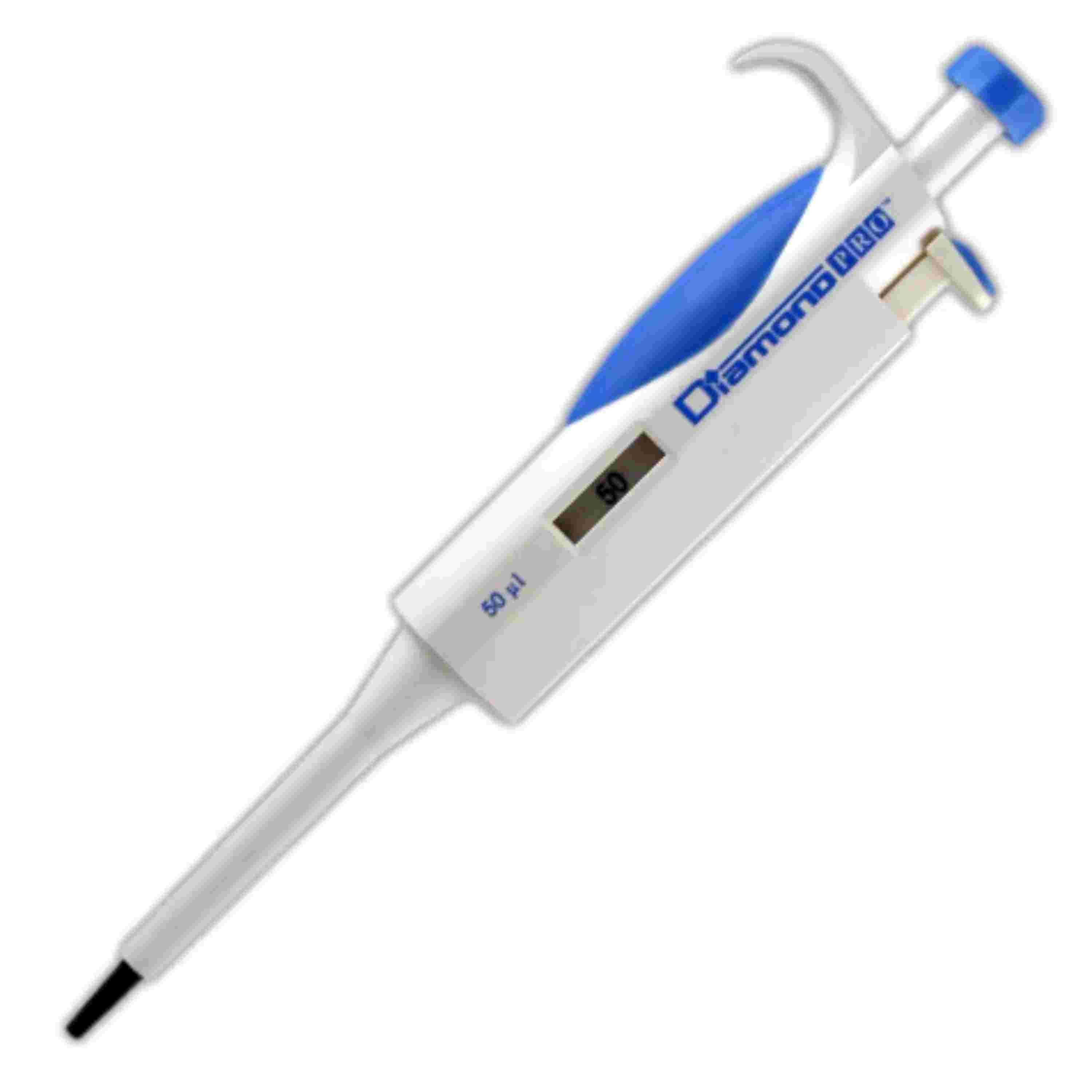 Globe Scientific Diamond PRO Fixed Pipette50ul, Blue