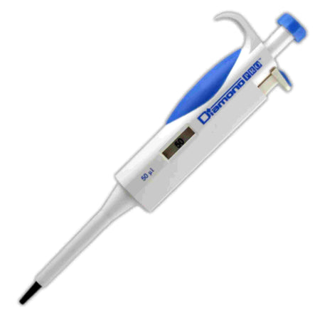 Globe Scientific Diamond PRO Fixed Pipette50ul, Blue