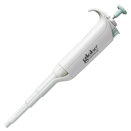 Globe Scientific Pipette, Diamond Posistop,  Autoclavable, Fixed Volume, 100ul, Green