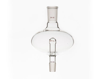 MSE PRO Flat Splash-Proof Balls, with Backflow Hole, Upper Mouth: 29/42, Lower Mouth: 19/22, 250mL - MSE Supplies LLC