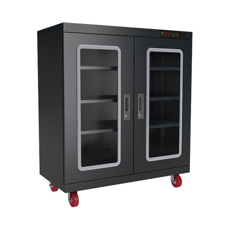 MSE PRO 1-50% RH Nitrogen (N<sub>2</sub>) Cabinet for Electronics and Semiconductors - Wafer Carrier Cases - MSE Supplies LLC - MSE Supplies