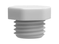 S.C.A.T Safety Waste Cap "LISA", V3.0 - Blind plug Satellite White, Pack of 5 - MSE Supplies LLC