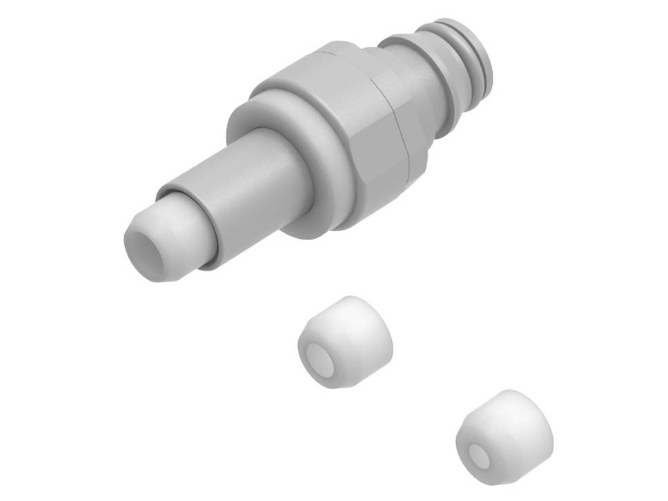 S.C.A.T Quick-Lock Connector (m) UNF 1/4", Pack of 2 - MSE Supplies LLC