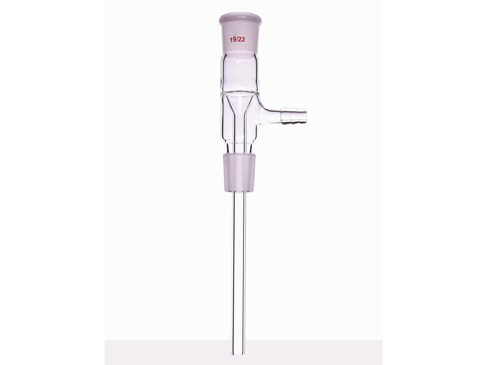 MSE PRO Long Neck Input Joint, 19/22, Grinding Mouth Lower End Tube Length: 90mm - MSE Supplies LLC