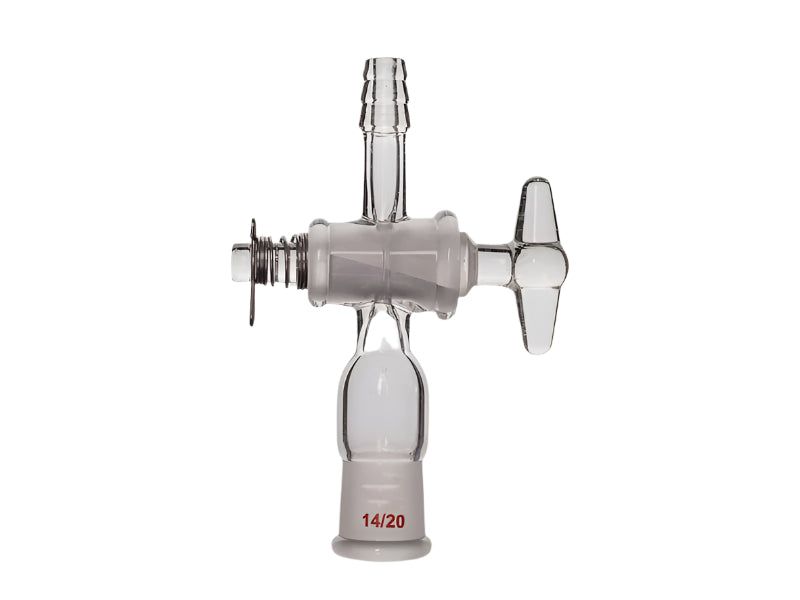 MSE PRO Straight Exhaust Joint, with Glass Door, 14/20, 2mm Door Aperture