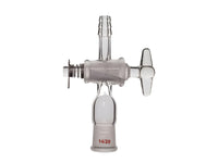 MSE PRO Straight Exhaust Joint, with Glass Door, 14/20, 2mm Door Aperture