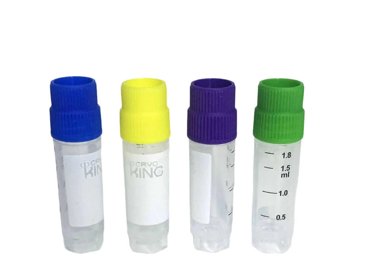 Cryoking CryoKING 2ml Cryogenic vials, External, No barcode sample tubes, 25 ...