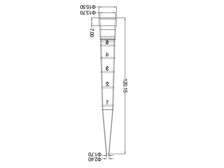 Biologix Pipette Tips, Volume: 5ml, PP, Clear, 100/Bag, 20 Bags/Case - MSE Supplies LLC