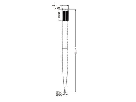 Biologix Pipet Tips, Volume: 5ml, PP, Clear, Fit for 0.5-5ml Thermo Finnpipette F3, 100/Bag, 20 Bags/Case - MSE Supplies LLC