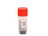 Biologix Cryogenic Vials with Bottom Barcode-0.5ml tubes (External Thread) 25/Bag, 500/Pack, 1000/Case - MSE Supplies LLC