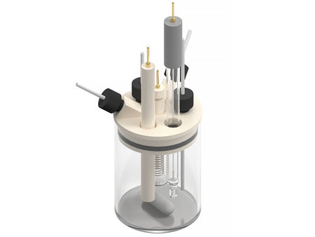 Two-Compartment Electrochemical Cell With Additional Inlet/Outlet, Electrochemical Products, Redox.me, MSE Supplies