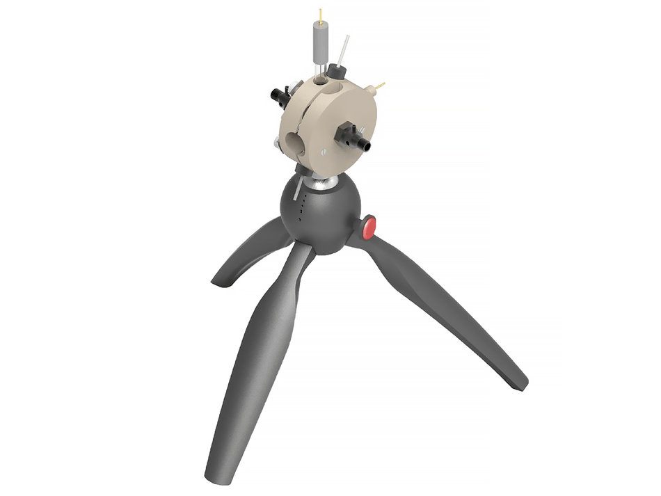 Optical fiber spectro-electrochemical flow cell setup, Electrochemical Products, Redox.me, MSE Supplies