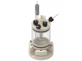 Two-compartment bottom mount electrochemical cell setup - MSE Supplies LLC