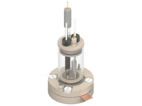 Bottom mount electrochemical cell setup, 15mm x 15mm, Electrochemical Products, Redox.me, MSE Supplies