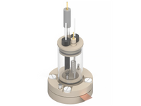 Bottom mount electrochemical cell setup, 15mm x 15mm - MSE Supplies LLC