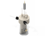 Electrosynthesis Reactor D-series, 30 mm OD, divided cell, 5-port - MSE Supplies LLC