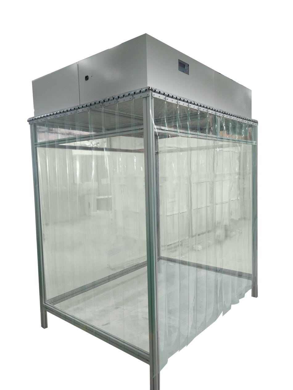 MSE PRO 3m<sup>2</sup> Clean Booth (Down Flow Booth), ISO 5 (Class 100), Cabinets, MSE Supplies LLC, MSE Supplies