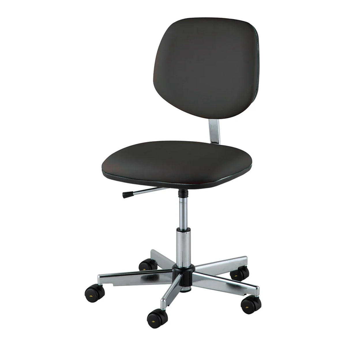 ASONE Comfortable CleanRoom Chair (Fit) Black without Ring
