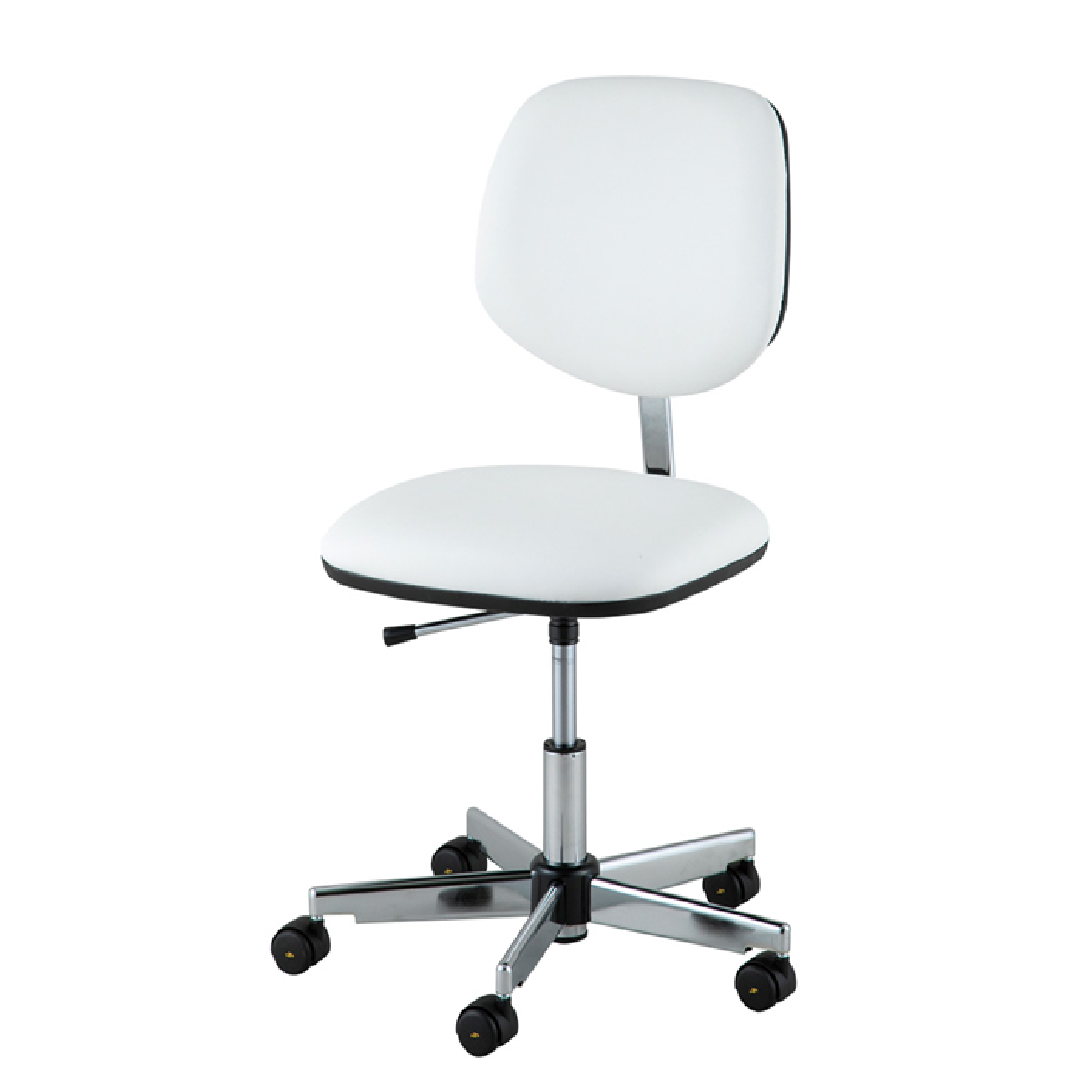 ASONE Comfortable Clean Room Chair (Fit) White without Ring - Laboratory Supplies - AS ONE Corporation - MSE Supplies