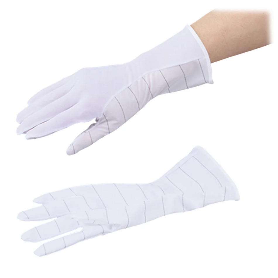 ASPURE 10 pairs Dust-Proof ESD Gloves (Long Type) ML - Laboratory Supplies - AS ONE Corporation - MSE Supplies