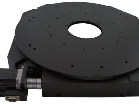 MSE PRO Stepper Motorized Aluminum Alloy Rotation Stages (φ400mm, Transmission Ratio 720:1) - MSE Supplies LLC