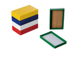Biologix Slide Storage Boxes with Foam/Cork Lining (25 Place), 5/Pack, 20/Case - MSE Supplies LLC