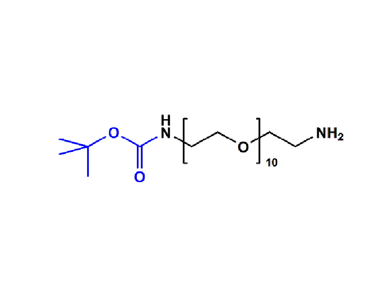 Monodispersed Poly(Ethylene Glycol) from PurePEG:BocNH-PEG10-CH2CH2NH2 - MSE Supplies LLC