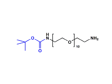 Monodispersed Poly(Ethylene Glycol) from PurePEG:BocNH-PEG10-CH2CH2NH2 - MSE Supplies LLC