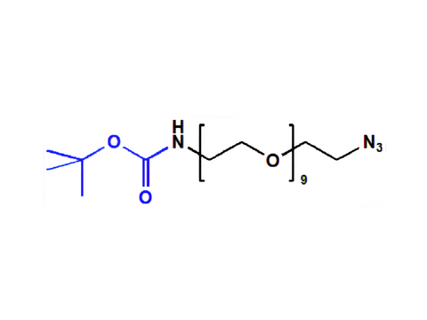 Monodispersed Poly(Ethylene Glycol) from PurePEG:BocNH-PEG9-CH2CH2N3 - MSE Supplies LLC
