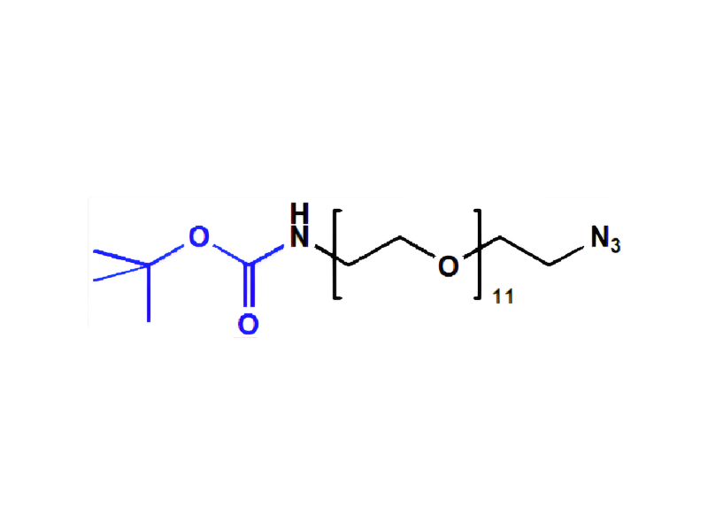 Monodispersed Poly(Ethylene Glycol) from PurePEG:BocNH-PEG11-CH2CH2N3 - MSE Supplies LLC