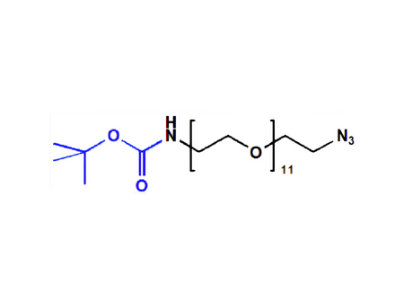 Monodispersed Poly(Ethylene Glycol) from PurePEG:BocNH-PEG11-CH2CH2N3 - MSE Supplies LLC