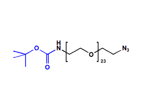 Monodispersed Poly(Ethylene Glycol) from PurePEG:BocNH-PEG23-CH2CH2N3 - MSE Supplies LLC