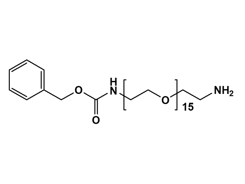 Monodispersed Poly(Ethylene Glycol) from PurePEG:CBZ-NH-PEG15-CH2CH2NH2 - MSE Supplies LLC