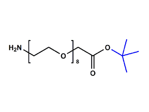 Monodispersed Poly(Ethylene Glycol) from PurePEG:H2N-PEG8-CH2COOtBu - MSE Supplies LLC