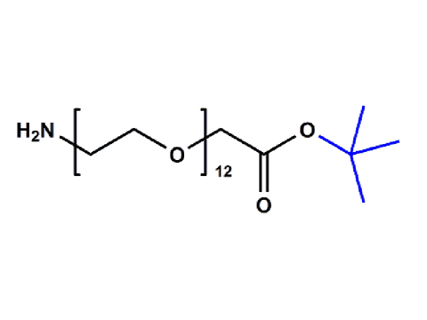 Monodispersed Poly(Ethylene Glycol) from PurePEG:H2N-PEG12-CH2COOtBu - MSE Supplies LLC