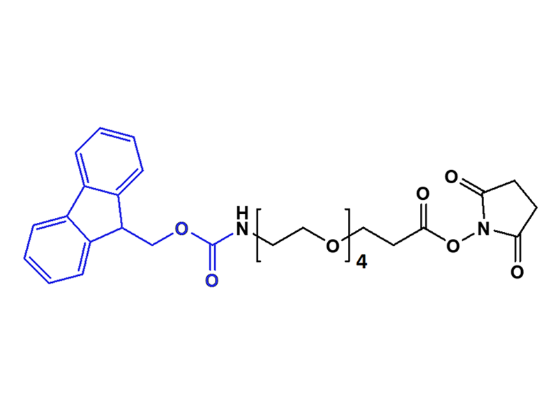 Monodispersed Poly(Ethylene Glycol) from PurePEG:Fmoc-NH-PEG4-CH2CH2COONHS Ester - MSE Supplies LLC