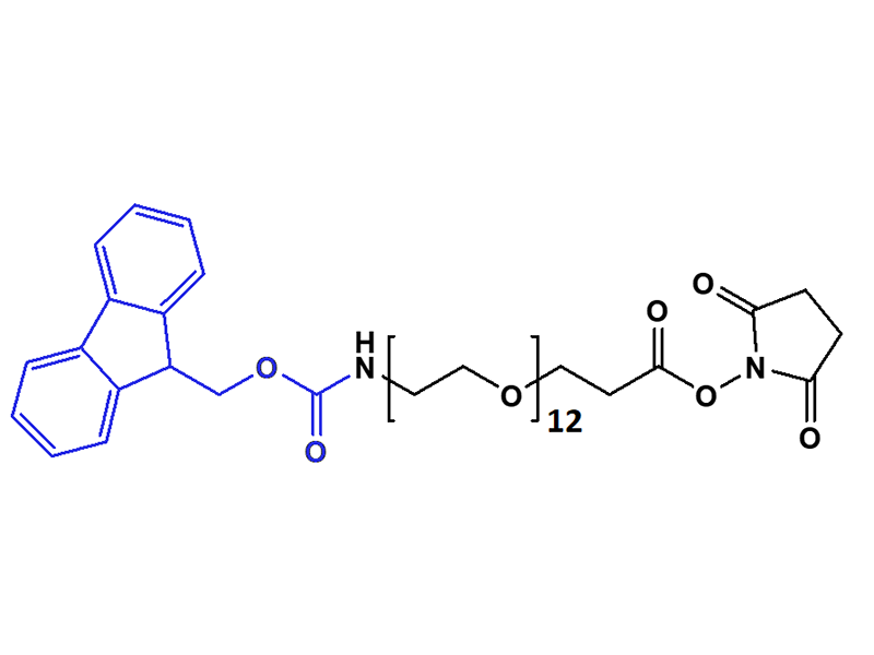 Monodispersed Poly(Ethylene Glycol) from PurePEG:Fmoc-NH-PEG12-CH2CH2COONHS Ester - MSE Supplies LLC