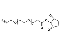 Monodispersed Poly(Ethylene Glycol) from PurePEG:Propyne-PEG4-CH2CH2COONHS - MSE Supplies LLC