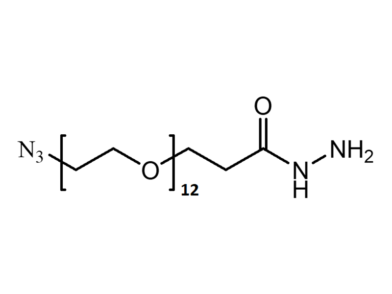 Monodispersed Poly(Ethylene Glycol) from PurePEG:N3-PEG12-Hydrazide - MSE Supplies LLC