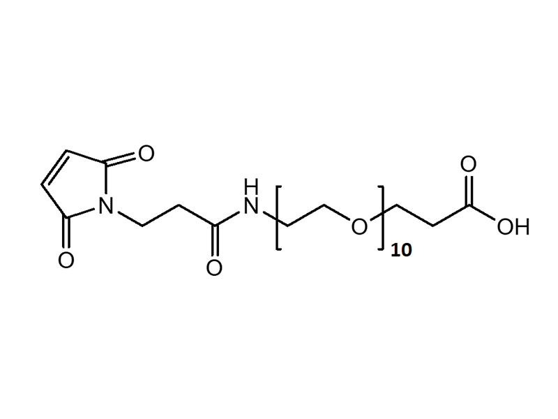 Monodispersed Poly(Ethylene Glycol) from PurePEG:Maleimide-NH-PEG10-CH2CH2COOH - MSE Supplies LLC