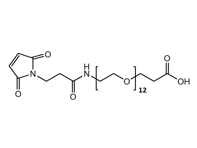 Monodispersed Poly(Ethylene Glycol) from PurePEG:Maleimide-NH-PEG12-CH2CH2COOH - MSE Supplies LLC