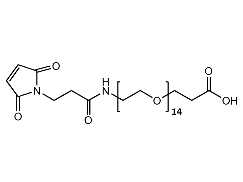Monodispersed Poly(Ethylene Glycol) from PurePEG:Maleimide-NH-PEG14-CH2CH2COOH - MSE Supplies LLC